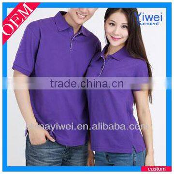 Bulk polo shirts couple shirts design for lovers