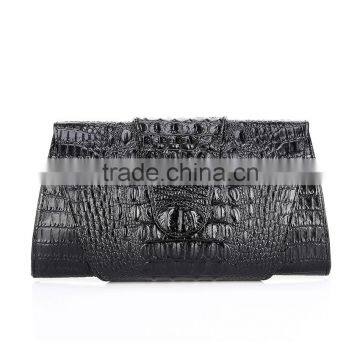 Popular Ladies genuine leather hand bag evening party clutch bags