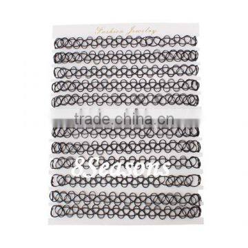 2015 Best Selling Black Nylon Imitation Bracelets Pattern Temporary Tattoo Sticker