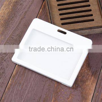 Fashion White Vertical ID Card Holders for Business photo-3