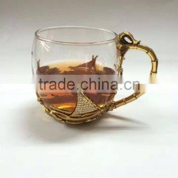Coconut Camel Coffe Glass Cup Promotion Arabic Coffee Mugs Gift photo-2