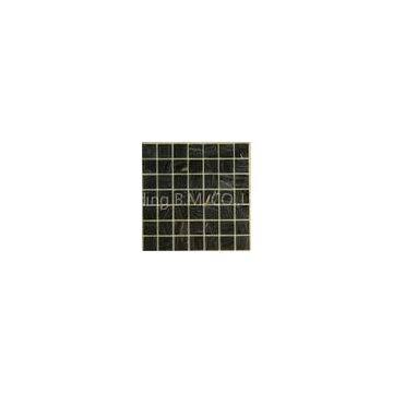 Black Galaxy Glass Mosaic Tiles, 10x10 Smooth Bathroom Mosaic Floor Tiles