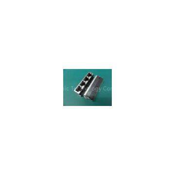 10 / 100Base UTP 4 Port Rj45 Tab-Down , Rj45 Magnetic Jack KRJ-405QJNL