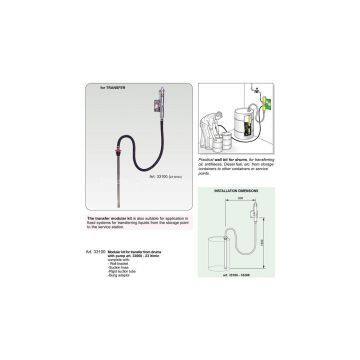 Professional Wall Mounted Pump Kit oil dispensing kits for drum 180KG/220KG ,Ratio 5:1