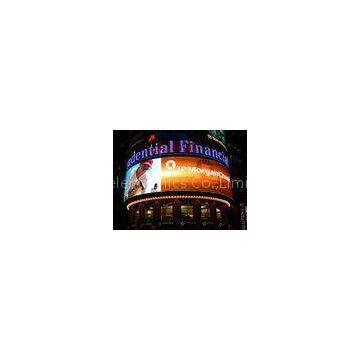 Full Color Curved Led Screen 2R1G1B / 1R1G1B , P16 Outdoor Led Display V60/H120