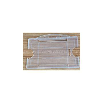 id Card Holder Type Horizontal Hard Plastic id Work Card Holder photo-3