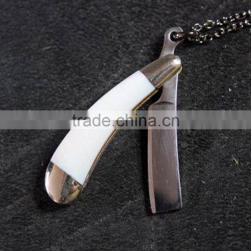 White Metal straight Razor