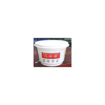 Round Bowl White Disposable Dessert Cups Eco Friendly 350ml 12oz