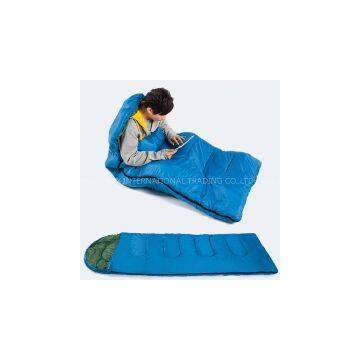 Outdoor camping sleeping bag, Fall Spring camping envelope hooded sleeping bag