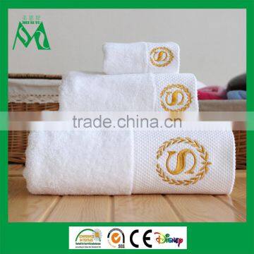 China supplier hotel spun ring towel set wholesale