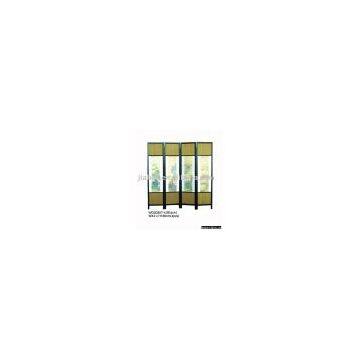 Pure Handmade High Quality Bamboo and Wooden Folding Screen,room Divider