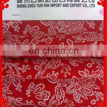 2015 latest Italy design pattern cotton poplin red flower wholesale printed Shirting fabric