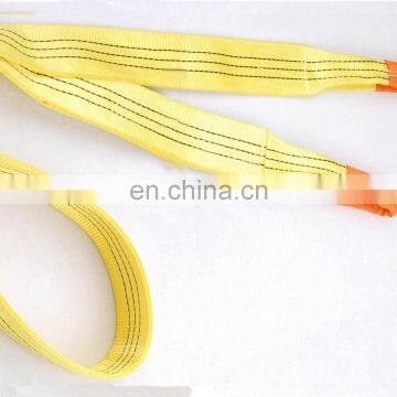  China wholesale high strength yellow nylon webbing sling belt