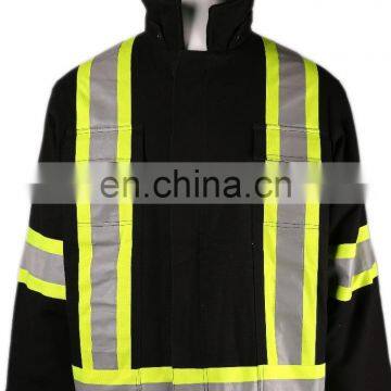 black winter parka safety thermal jacket for industrial