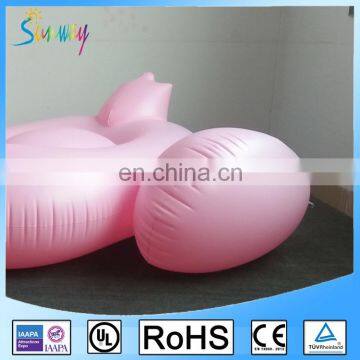 EN71 6p Eco-friendly PVC Giant Pink Inflatable Flamingo Swimming Water Pool Float photo-4