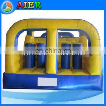 sport games Type and 0.55 mm PVC Tarpaulin,PVC Material inflatable obstacle course for sale