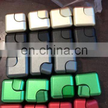 Pcc Team Square Spinner Cube Fidget Toy EDC Fidgets Cube Spinner For Autism and ADHD Increase Focus Square Magic Hand Spinner photo-3