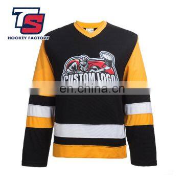 gum patch logo custom hockey jersey