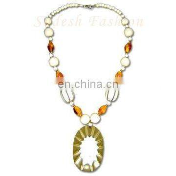 Handmade Ethnic fashion imitation glass beads designer jewelry