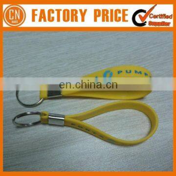 2017 Most Popular Sale Custom Silicone Wristband Keychain