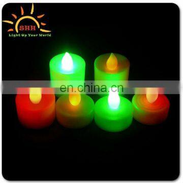 2014 Promotional Flashing LED Plastic Candle, 2014 LED Flashing Bougie