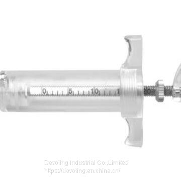 Veterinary Plastic Steel Syringe Type F