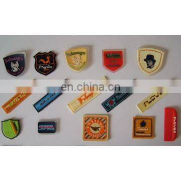 Soft Silicone Rubber PVC Clothing badges