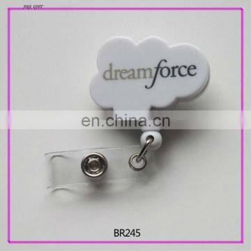 Cloud shape badge reel