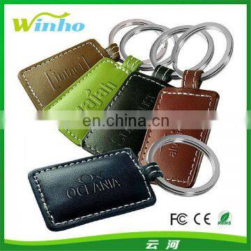 Limelight Rectangular Leather Key Fob