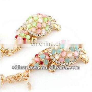 diamond tortoise keychain wholesale crystal keychain CD-KD012