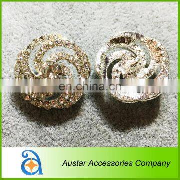 Diamond button for garment