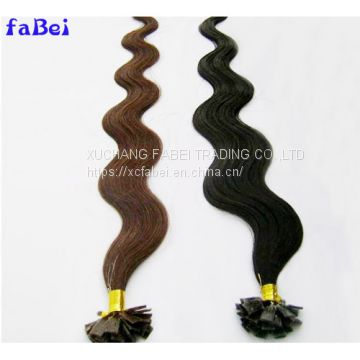 full hair ending volume keratin nail double drawn pre-bonded hair extension