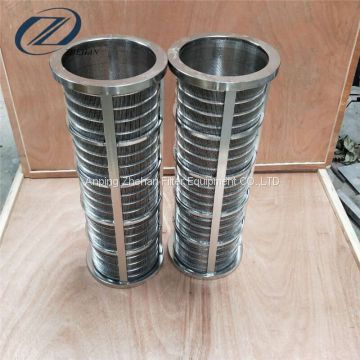 stainless steel 304 wedge wire drum screen/screw press filter