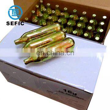 Hot Sale Factory Supply Various Customized 12g 16g N2O CO2 Cartridge