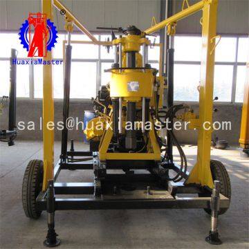 Hot selling borehole water well drilling machine/trailer mounted core drilling rig made made in china