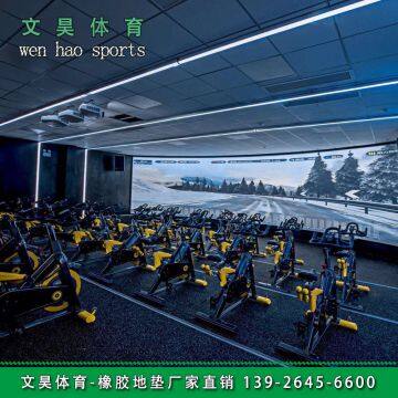 Manufacturer of Damping Rubber Floor Mat in Strength Area of Gymnasium, Composed of All Star Rubber Floor Mat Materials photo-4