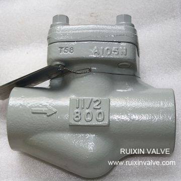 China Supplier Manufacturer API 602 Forged Steel Lifting Check Valve BW NPT SW BSP photo-2