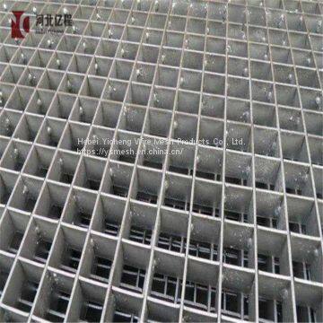 High quality metal bar safety steel grating step with hot dipped galvanized 7/16''/25x3 steel gratin