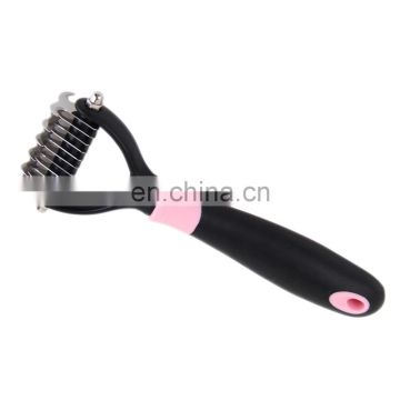 Double-sided Use Oval Head Manual Environmental Dog Comb