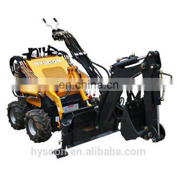 Small mini track skid steer backhoe loader attachments for sale