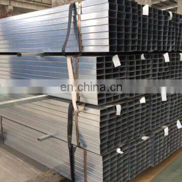 SPCC 1 Inch ms Steel Square Hollow Weld Galvanized Iron Pipe Tube With High Quality