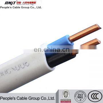 Copper Conductor RVVB 2x2.5/2x4 / 2x6mm Flat Two Core Flexible Electrical Copper Wire Cable photo-5