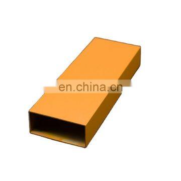 Aluminum alloy custom power coated extruded rectangular aluminium profile for door and window