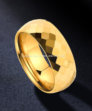 Engagement ring gold tungsten men wedding rings