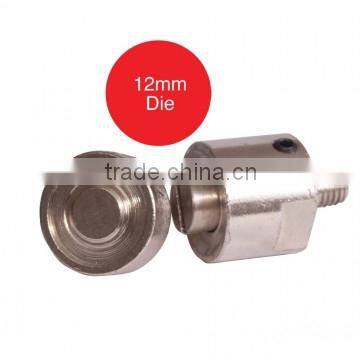 Stainless die for manual/pneumatix grommet machine