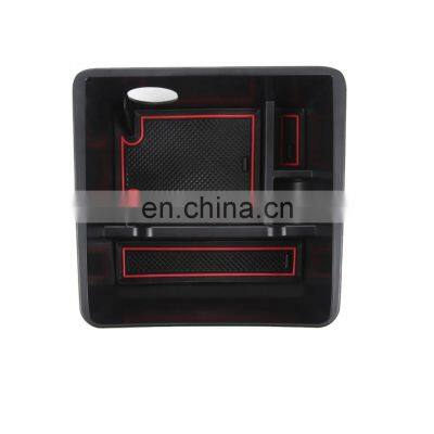 New 2021 Armrest Organizer Storage Box For Tesla Model 3/Y Car Accessories for Tesla With 12V Cigarette Hole photo-4