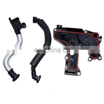 Бесплатная доставка! Комплект трубки PCV - вентилятора картера двигателя с масляным сепаратором для Audi A3, A4, VW CC, Eos photo-5