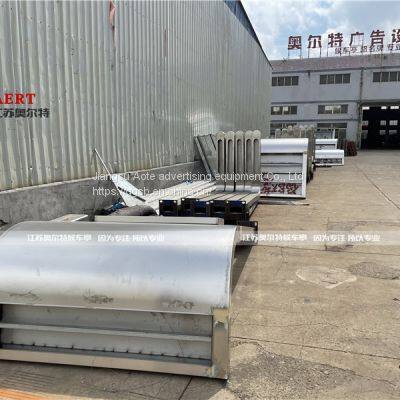 Outdoor LCD Advertising Machine Bus Stop Sign Aluminum Profile Bus Shelter Billboard Customization photo-5
