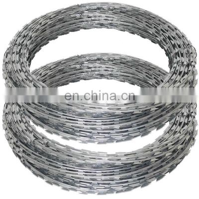 Hot Dipped Galvanized Concertina Barbed Security Wire for Military