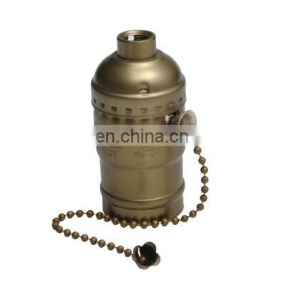 New Arrival Antique Retro Edison Lamp Holder E27 E26 Aluminum Lamp Socket photo-3